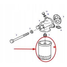 F275203010020 agco variklio alyvos filtras