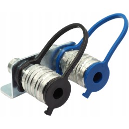 Plokštė 2x greitos jungtys, M22 lizdas, rinkinys 09