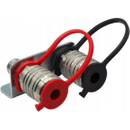 Plokštė 2x greitos jungtys M18 lizdų rinkinys 01