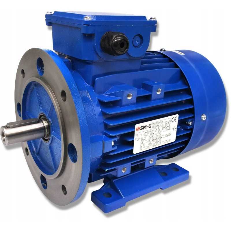 Variklis su flanšu 2 2kw 230v 1410rpm 3 fazių
