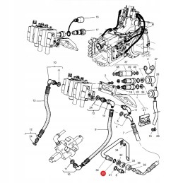 O formos žiedas massey ferguson 831702m1 originalus