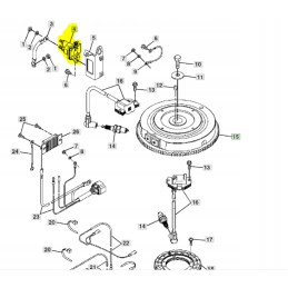 John deere x3110 miu12537 solenoidinio vožtuvo jungiklis