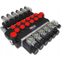 Hidraulinis elektros skirstytuvas 6 sek 40l 24v