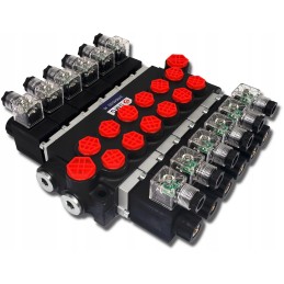 Hidraulinis elektros skirstytuvas 6 sek 40l 24v