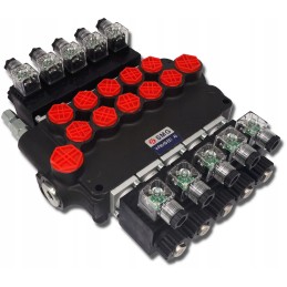 Hidraulinis elektros skirstytuvas 5 sekcijų 12v