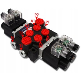 Hidraulinis elektros skirstytuvas 5 sekcijų 12v