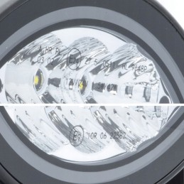 LED kelio darbo lempa 80w kombinuota apvali