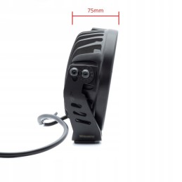 LED kelio darbo lempa 80w kombinuota apvali