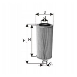 Claas Fendt New Holland alyvos filtro įdėklas