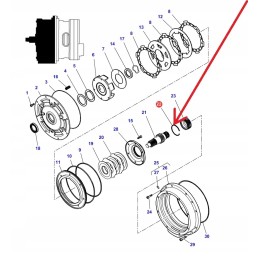 3011685x1 krumpliaračio tvirtinimo žiedas