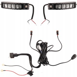 Dviejų darbinių lempų 6xLED 826 lm 16w pajungimas