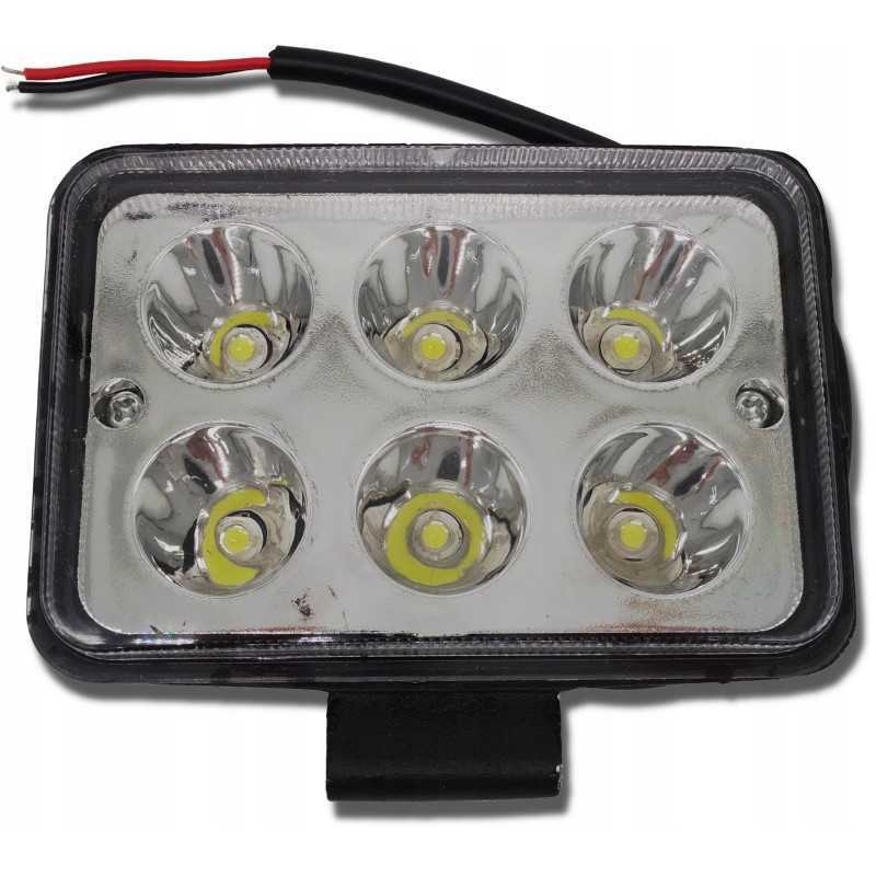 Stačiakampis LED darbo lempos žibintas 10 80v 6w