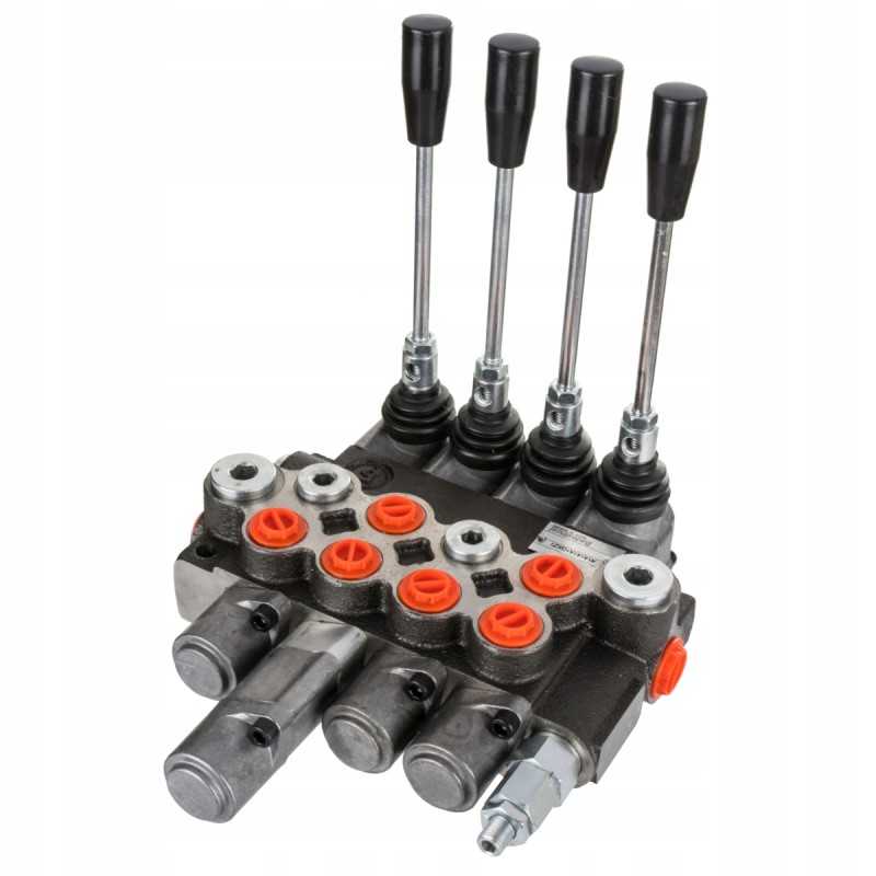 Hidraulinis skirstytuvas 4 sekcijų 40l 1 d 1 pl 2 vnt