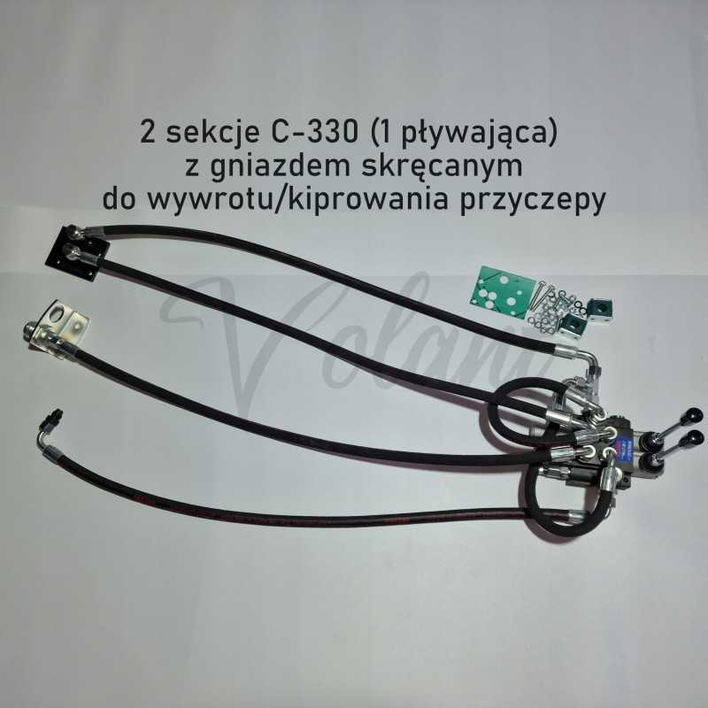 2 sekcijų išorinis skirstytuvas C 330, skirtas apvertimui