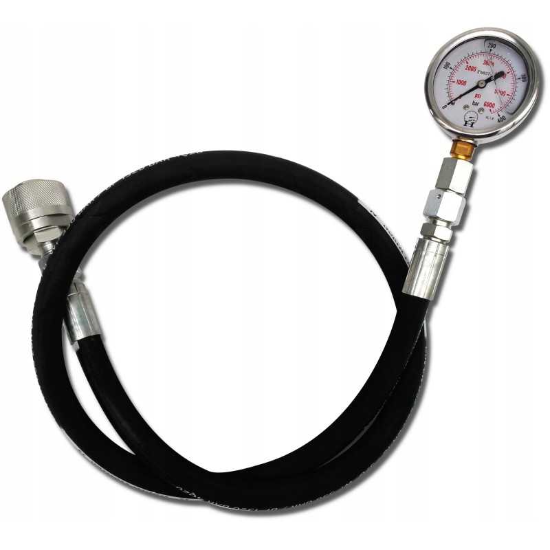 Slėgio matavimo komplektas hidraulinėje sistemoje