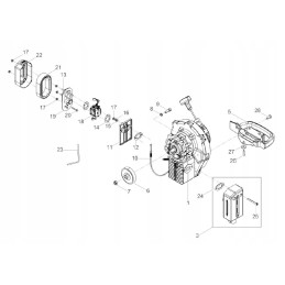 Wacker 0222675 Walbro karbiuratorius bh23 bh24 bh55 bh65