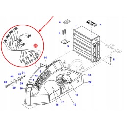 F916971070100 elektros laidų rinkinys