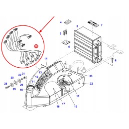 F916971070100 elektros laidų rinkinys