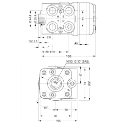 Orbitrol ospc 315 jis sustiprintas hidrolideris