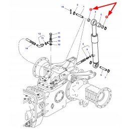 3812034m1 hidraulinio cilindro įvorė