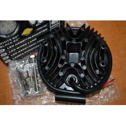 Apvali LED darbinė lempa 27w, lauko prožektorius