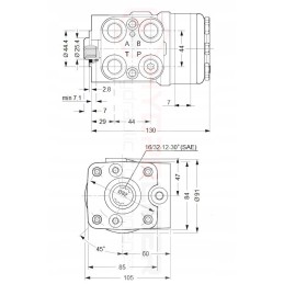Orbitrol ospc 50 jis sustiprintas hidrolideris