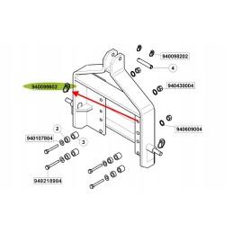 7701023565 priekinio svorio kaištis