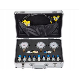 Hidraulinio slėgio bandymo rinkinys su 10 jungčių