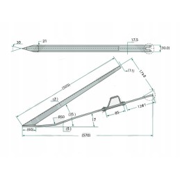Keltuvas klotam grūdams AS121 cm300 Claas