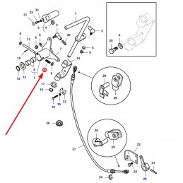 Va196778 atbulinės eigos svirties suspaudimo spyruoklė