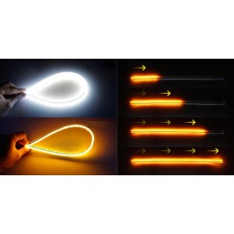 2in1 LED dienos šviesos plūduriuojantis posūkio signalas 60