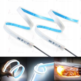 2in1 LED dienos šviesos plūduriuojantis posūkio signalas 60