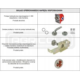 Pilna pavara, vairo stiprintuvo siurblys c 360 c360