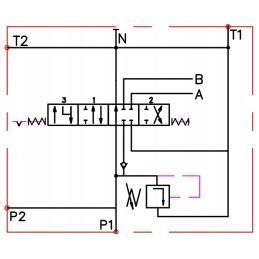 Hidraulinis skirstytuvas, 1 sekcija, 40l, plūduriuojantis