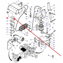4271078m1 kabinos tvirtinimo tarpiklis