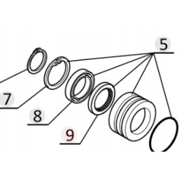 Polosi sandariklis Manitou tilto apvalkale