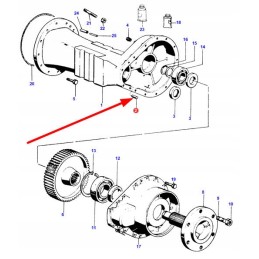 1440695x1 galinės ašies nustatymo kaištis