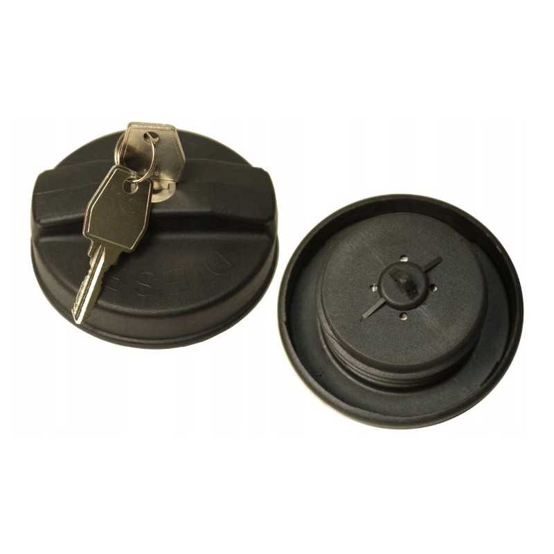 Kuro pildymo angos dangtelis nh john deere deutz dėklas su raktu