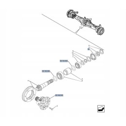 Sandarinimo dangtelis new holland fiat ford 4997451 cnh