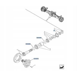Sandarinimo dangtelis new holland fiat ford 4997451 cnh