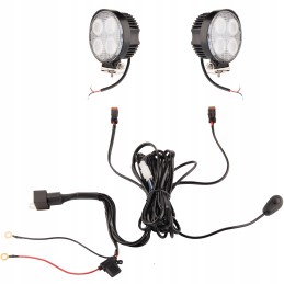 Dvi 4xLED darbo lempos 1600 lm 16w pajungimas