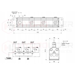 Pavarų skirstytuvas afd10 3 4 3r2n blue ascend