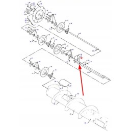 B126060 įsiurbimo piršto kreiptuvas