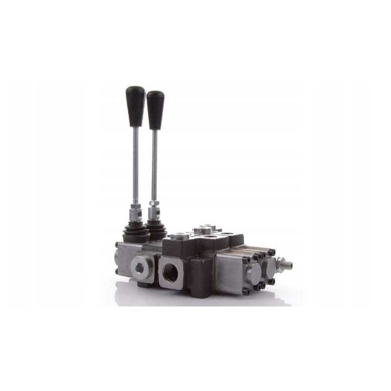 2 sekcijų skirstytuvas su 40l stūmoklio dalimi