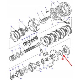 3713179m1 šlapios sankabos veleno sandariklis