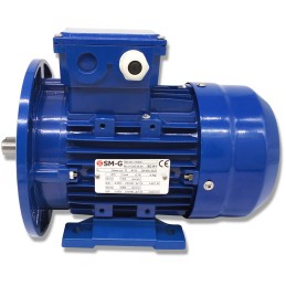Variklis su flanšu 0 55kw 230v 1400rpm 3 fazių