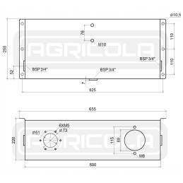 Hidraulinės alyvos bako 25l priedai