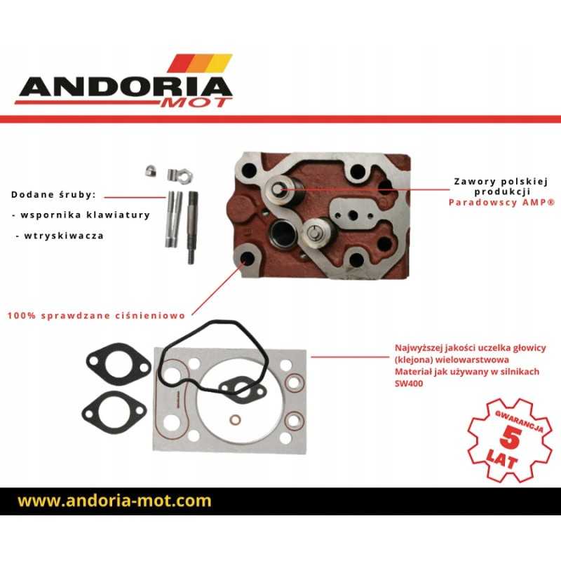 Sukomplektuota variklio galvutė ursus c 360 46505340 an