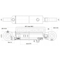 Hydr 50 375 u25 l 607 hidroliderio pavara