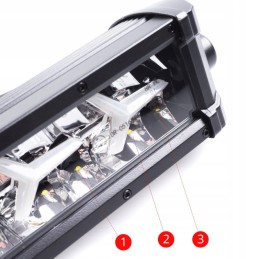 LED kelio darbo lempa 160W Cree Combo 6000K